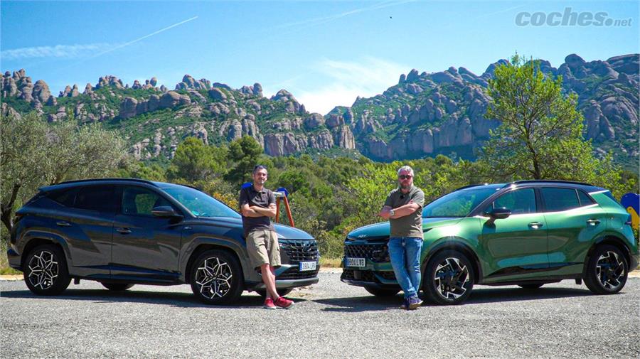 Opiniones de Hyundai Tucson vs Kia Sportage: Híbrido vs micro-híbrido