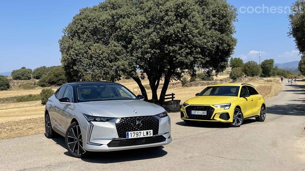 El DS 4 e-Tense y el Audi A3 Sportback 45 TFSIe son dos de los compactos híbridos enchufables con mejores acabados, tecnología y equipamiento.