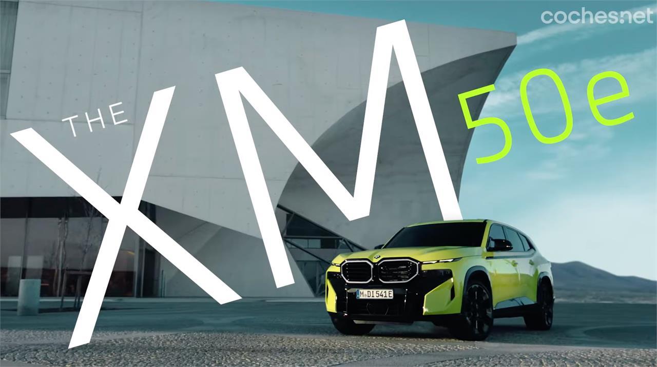 Además del XM Label Red, BMW acaba de mostrar las primeras imágenes del XM 50e, la versión de entrada a la gama XM.