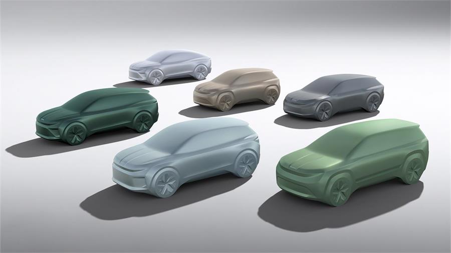 Skoda anuncia seis eléctricos para 2026, cinco de ellos SUV