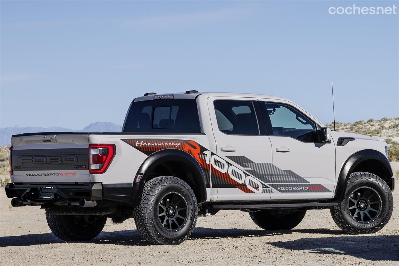 El motor V8 con compresor volumétrico de la F-150 Raptor R incrementa su potencia de 700 a 1000 CV.