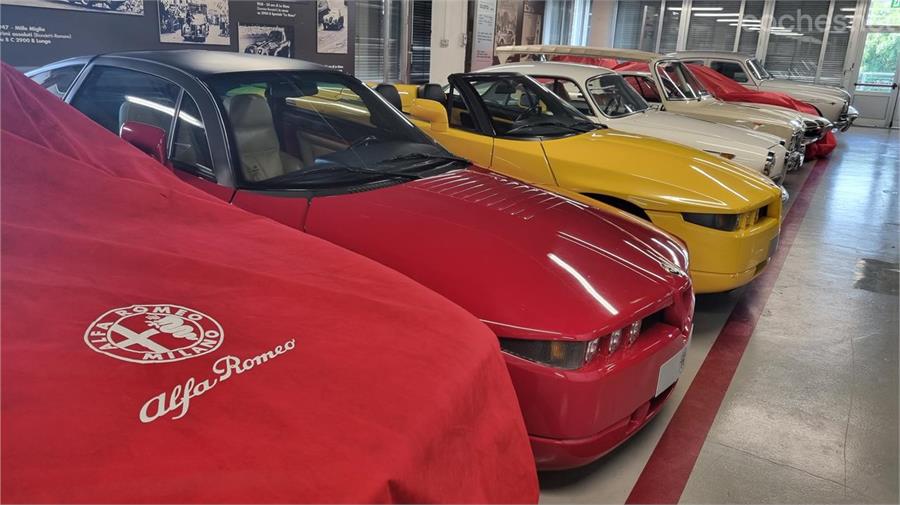 La colección privada del Museo de Alfa Romeo en Milán.