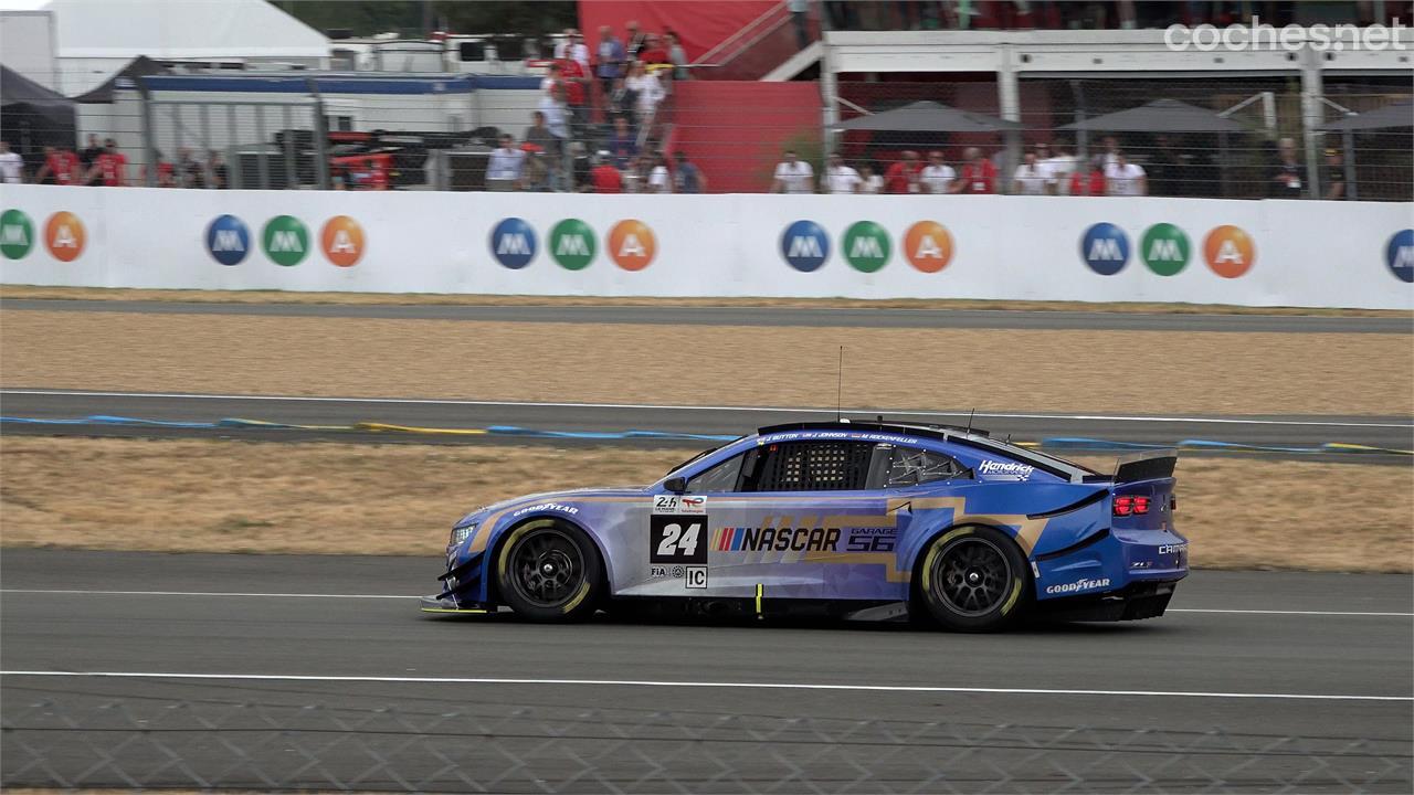 Una de las atracciones de esta edición del centenario fue el NASCAR del Garage 56, sonaba genial y demostró ser más rápido que los GT.