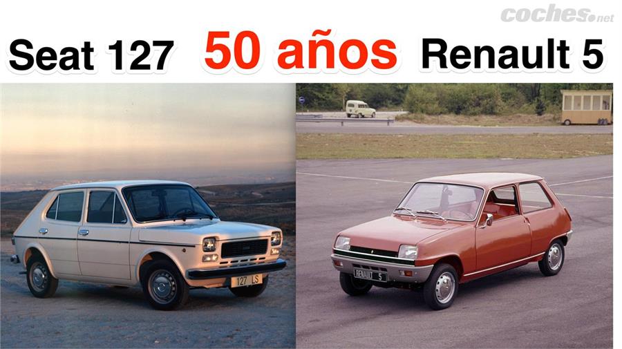 Seat 127 y Renault 5: Dos venerables cincuentones