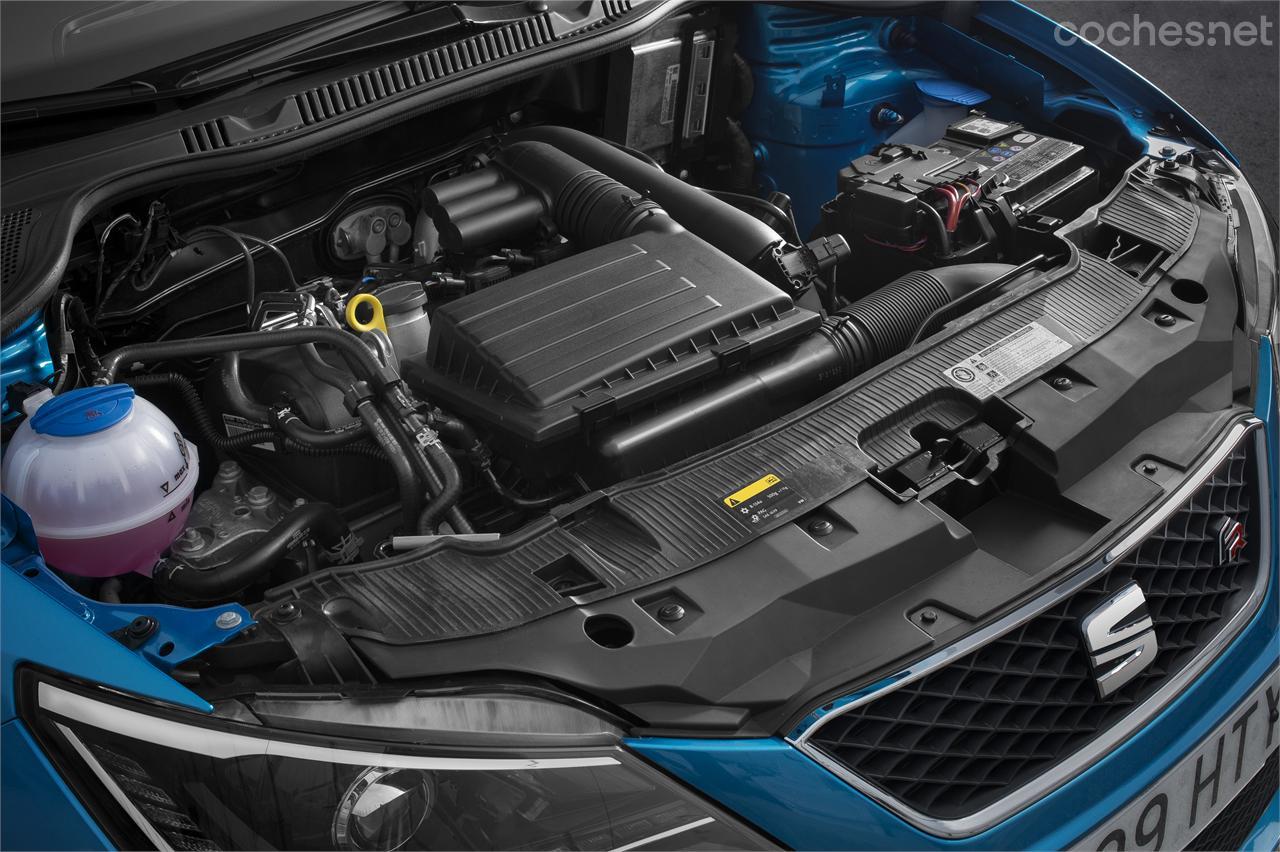 El conocido motor de gasolina 1.4 de inyección directa y turbo incorpora un sistema que desconecta de forma automática  dos de los cuatro cilindros si es necesario.