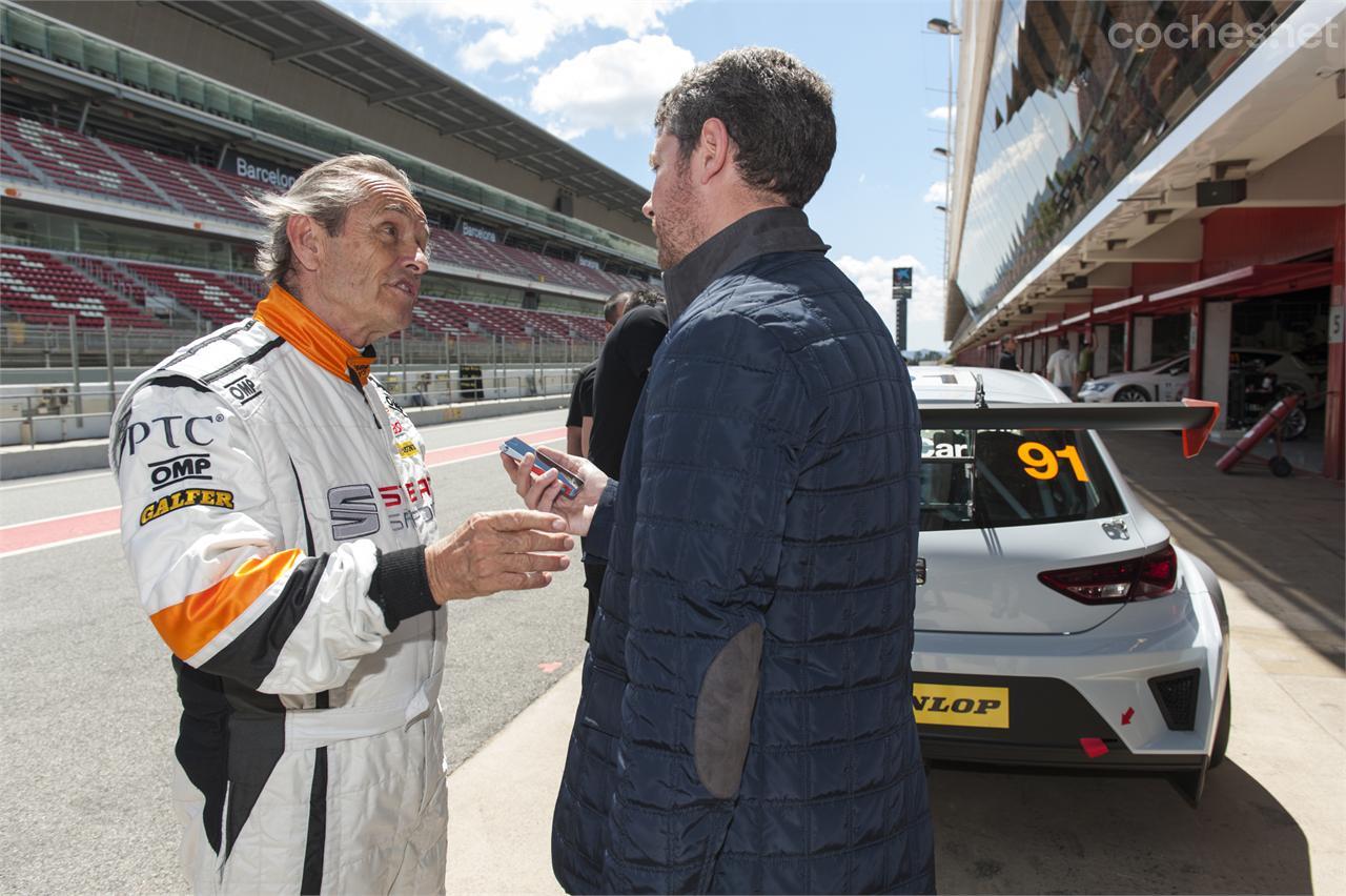 Tomar parte en esta demostración del León Cup Racer forma parte dentro de las responsabilidades de Jacky Ickx como embajador de Volkswagen AG. Foto: Miquel Liso