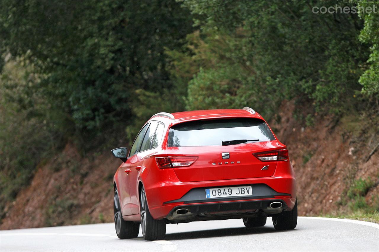 El elaborado chasis del León Cupra le permite combinar una eficacia absoluta con el confort exigible a un coche familiar potente.