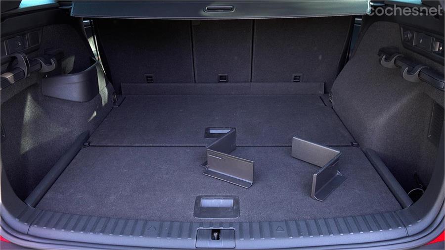 En configuración 5 plazas el maletero del Kodiaq RS declara 835 litros. Ampliables a 2.065 litros si abatimos la segunda fila de asientos.