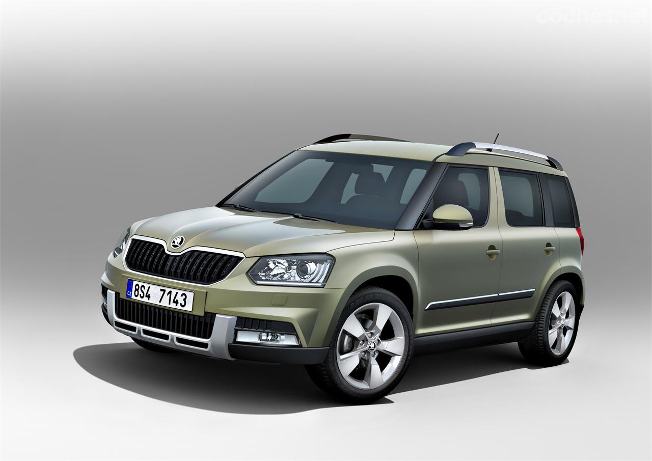 Skoda Yeti: Los dos frontales son diferentes, uno más estilizado y el otro más robusto