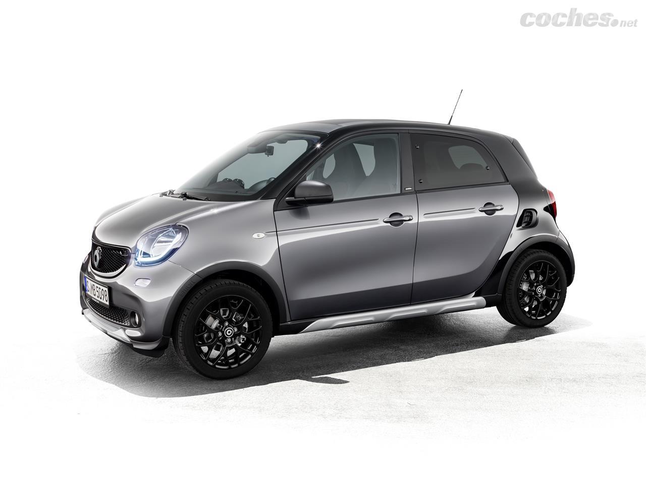 La versión crossover del smart forfour llegará a los concesionarios el próximo otoño. 