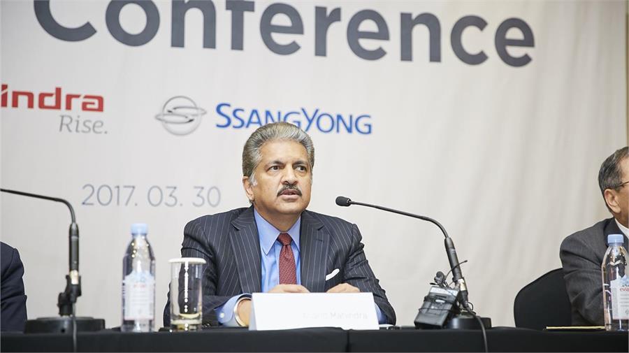 Anand Mahindra, presidente del Grupo Mahindra, apuesta por la internacionalización de Ssangyong y la entrada de la marca en los Estados Unidos y en China.