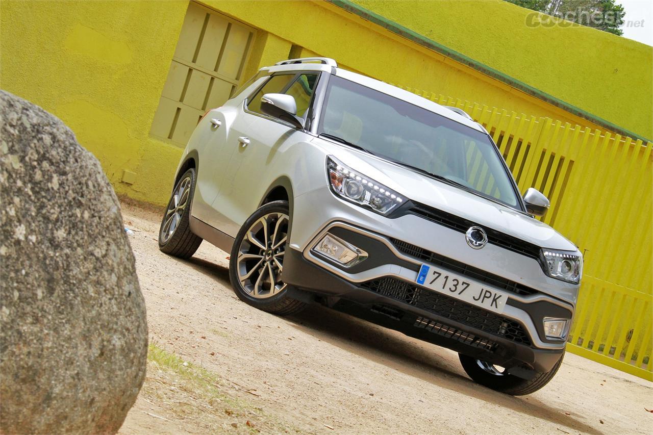 El SsangYong XLV es la variante familiar del Tívoli, con quien comparte plataforma y prácticamente todo lo demás.