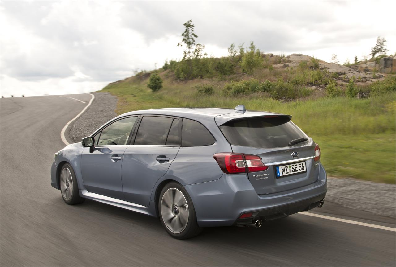 Con 4,69 metros y 522 litros de maletero, el Levorg es un familiar de buen tamaño para familias activas.