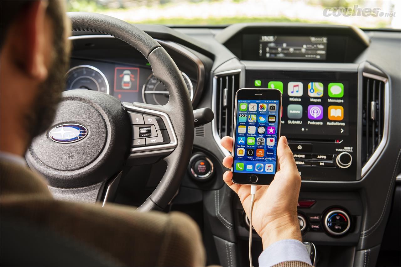 Los Impreza no llevan navegador pero son compatibles con los diferentes sistemas operativos de los smartphones.