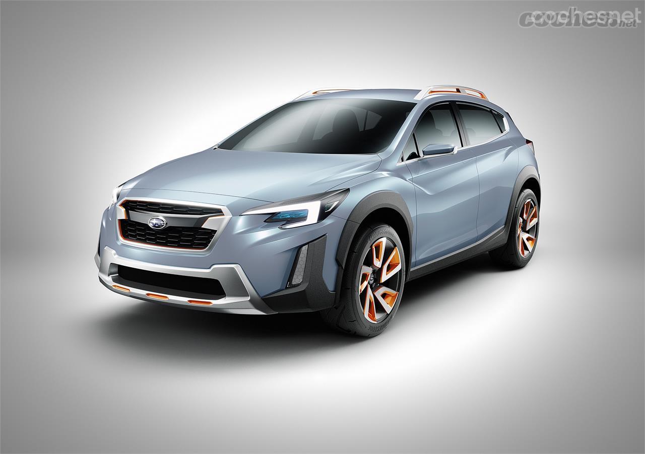 El Subaru XV Concept mide 4,52 metros de longitud y tiene capacidad para 5 pasajeros. 