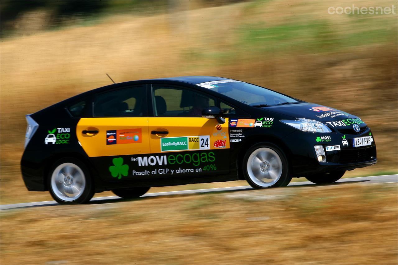 Este Prius está decorado como taxi porqué los taxistas son su público objetivo inmediato pero la transformación es muy interesante también para particulares (Fotos: Eloy García).