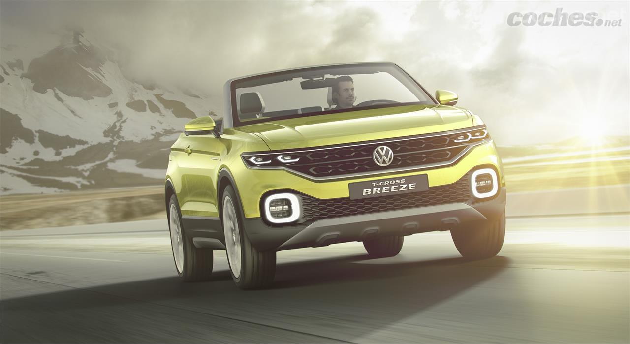 El T-Cross Breeze sería el modelo de acceso a la gama SUV de Volkswagen, al que le seguirían otros 5 modelos más grandes.