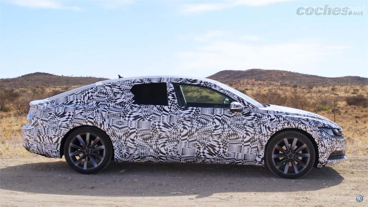 Con el Arteon Volkswagen da forma a un sedán de estilo cupé de cuatro puertas con una atractiva línea de carrocería.