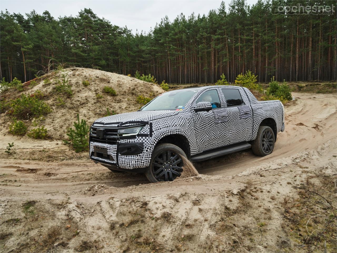 El nuevo Volkswagen Amarok comparte plataforma con el Ford Ranger.