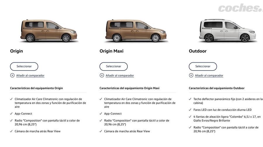 VW Caddy es el coche para la familia, para el día a día y para trabajar  desde 19.300 euros