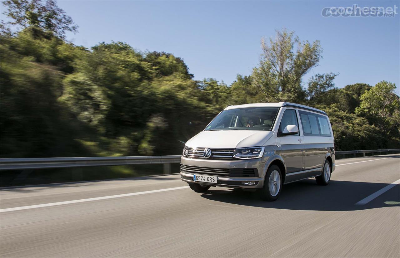 La California es ideal para viajar, ofreciendo un altísimo nivel de confort en autopista. 