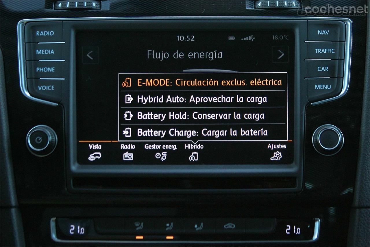 El modo Hybrid Auto es el mejor a la hora de buscar la máxima eficiencia.