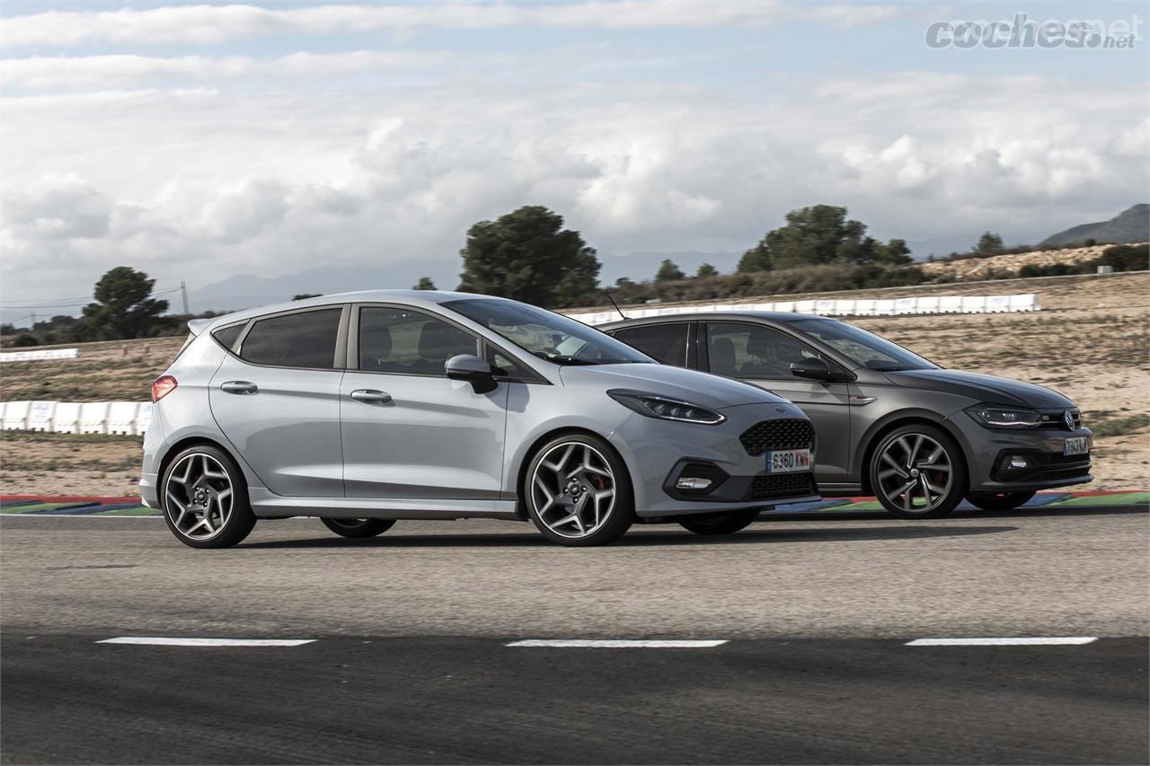 Luismi paró el cronómetro con el Fiesta ST en 1 minuto 47 segundos y 48 décimas. Fue 3 segundos más rápido que con el Polo GTI.