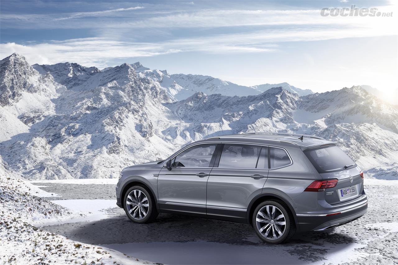 El nuevo Tiguan Allspace se lanzará este verano en toda Europa con los mismos motores del Tiguan corto.