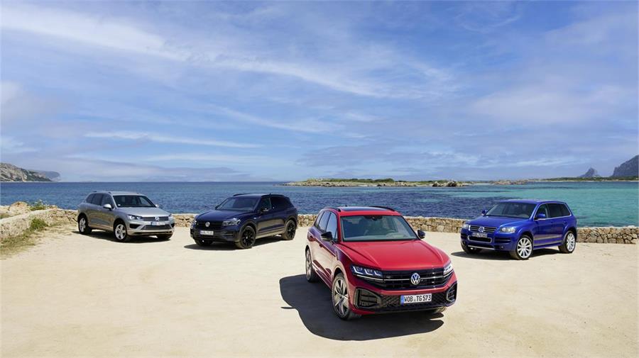 Tres son las generaciones del Touareg que Volkswagen ha lanzado al mercado desde el 2002.