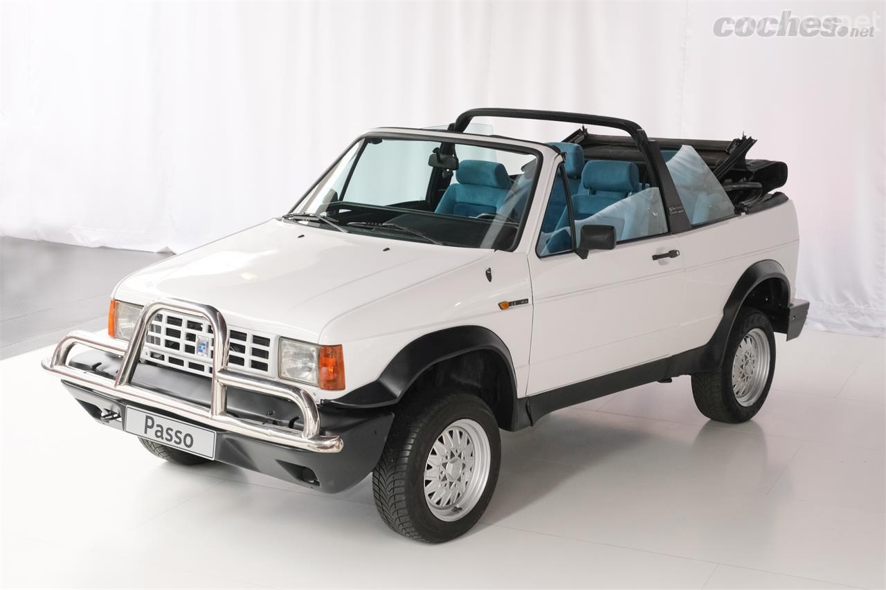 Aquí tenemos a un antepasado del T-Roc Cabrio, el Biagini Passo de principios de los años 90. Basado en Golf I Cabrio con transmisión integral de Golf II Syncro.