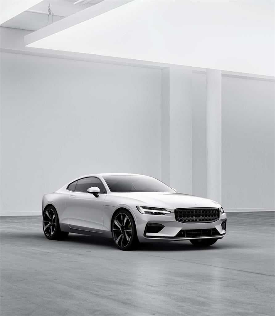 El diseño del Polestar 1 guarda un cierto parecido con el de la gama de modelos actual de Volvo.