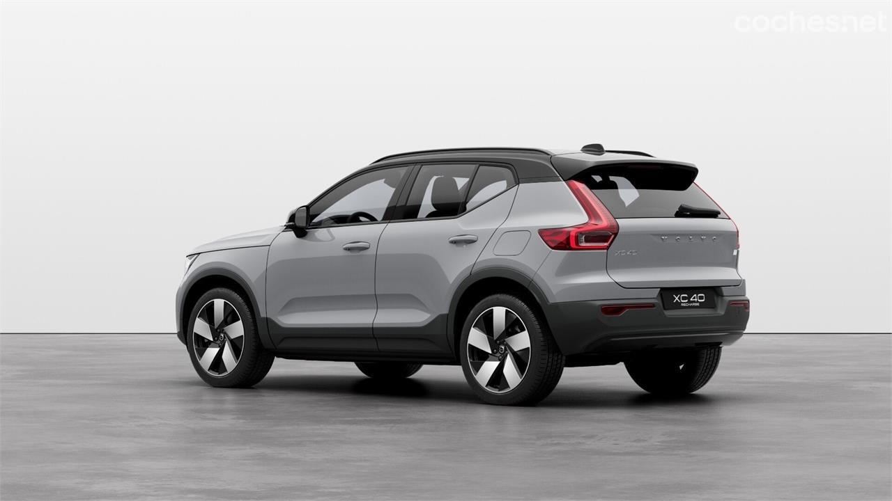 VOLVO XC40 - El Volvo XC40 eléctrico también mejora su autonomía e incorpora a la gama una nueva versión con tracción trasera. 