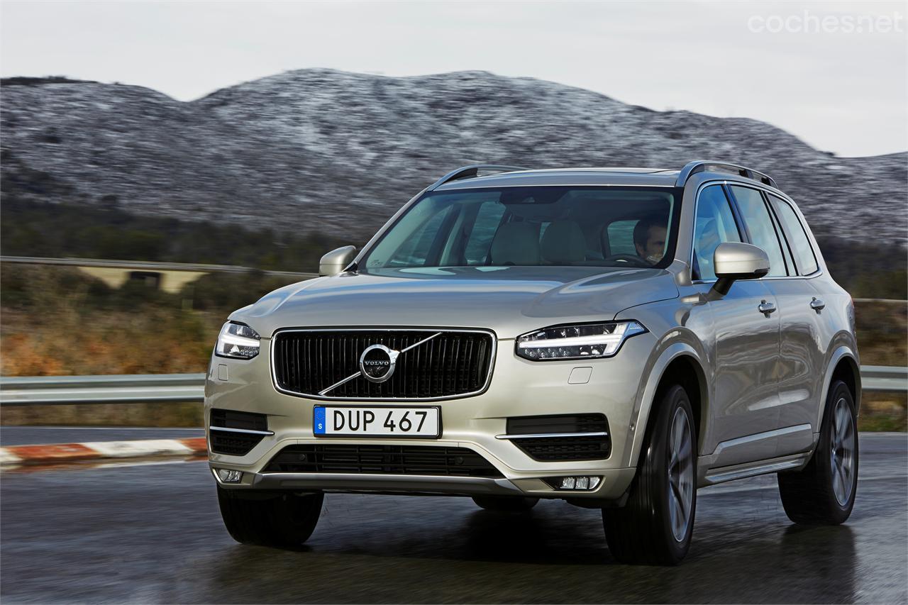 Pese a su espectacular aspecto, el XC90 es un coche muy aerodinámico, con un coeficiente de penetración de 0,30.