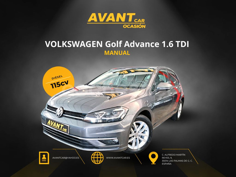 VOLKSWAGEN Golf Advance 1.6 TDI 85kW 115CV 5p.