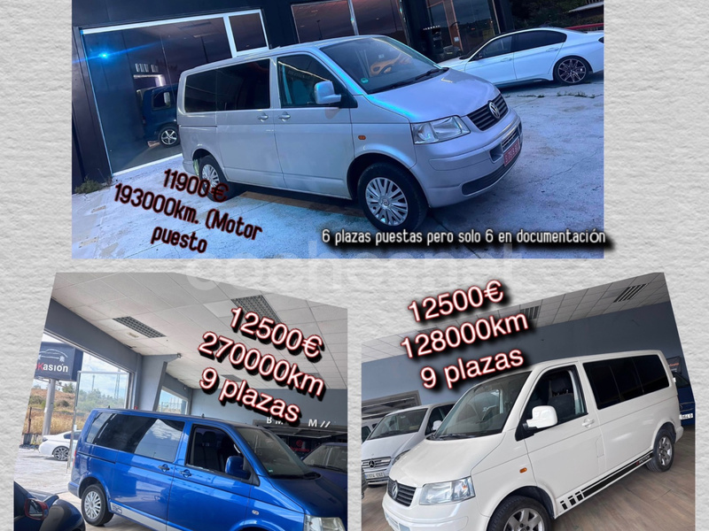 VOLKSWAGEN Transporter Caja Plat. DCab Largo 1.9 TDI 102cv 2.8T 4p.