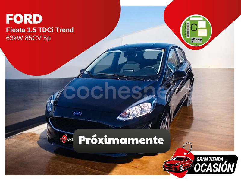 FORD Fiesta 1.5 TDCi 63kW 85CV Trend 5p 5p.