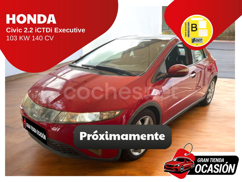 HONDA Civic 2.2 iCTDi Executive Textil 5p.