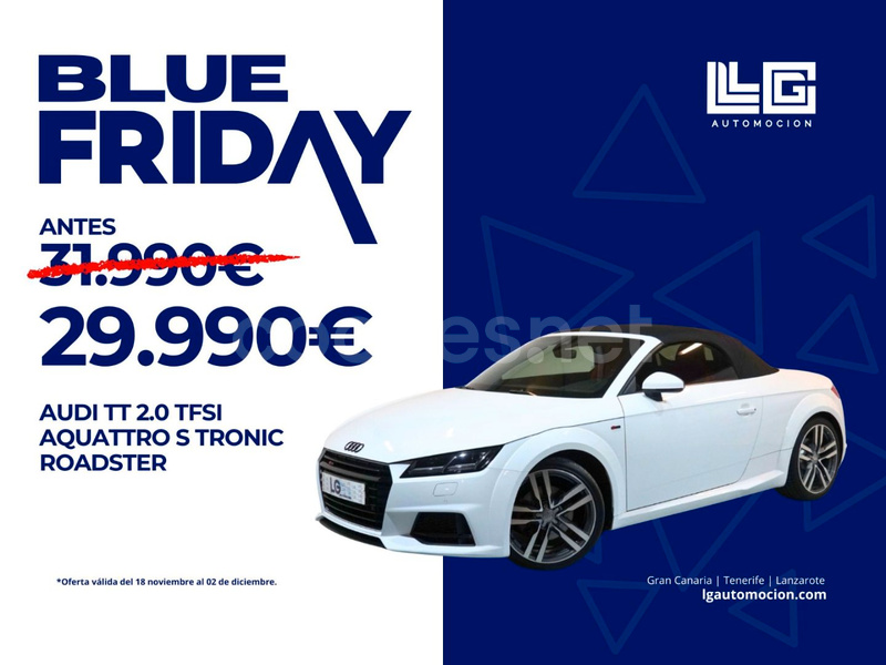 AUDI TT 2.0 TFSI quattro S tronic Roadster