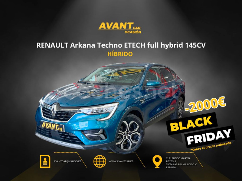 RENAULT Arkana Techno ETECH full hybrid 105kW145CV