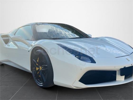 Ferrari 488 Gtb, Coche Deportivo Blanco, Ferrari Blanco, Superdeportivo, Ruedas Negras, Fondo De Pantalla HD